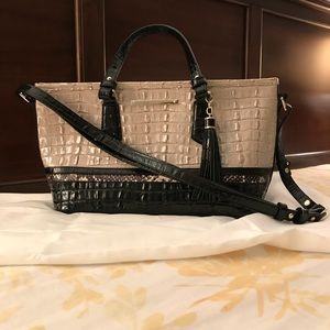 Brahmin Mini Asher Warm Gray Holzer